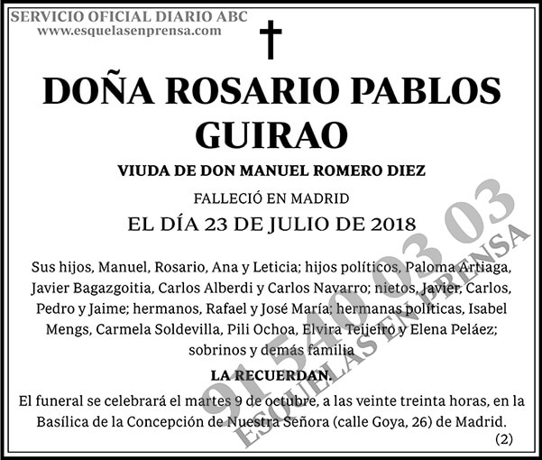 Rosario Pablos Guirao